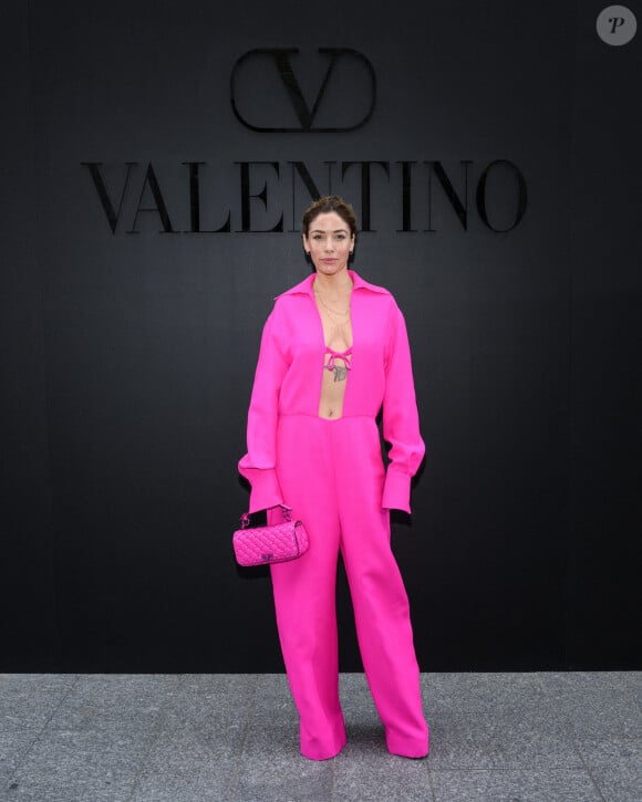 Sarah Felberbaum - Arrivées au défilé Valentino Collection Femme Prêt-à-porter Printemps/Eté 2023 lors de la Fashion Week de Paris (PFW), France, le 2 octobre 2022.
