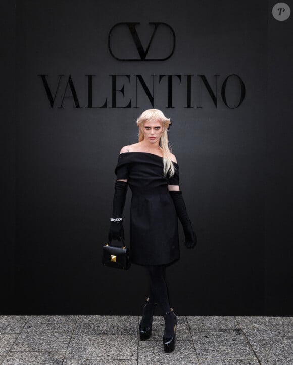 Bimini - Arrivées au défilé Valentino Collection Femme Prêt-à-porter Printemps/Eté 2023 lors de la Fashion Week de Paris (PFW), France, le 2 octobre 2022.