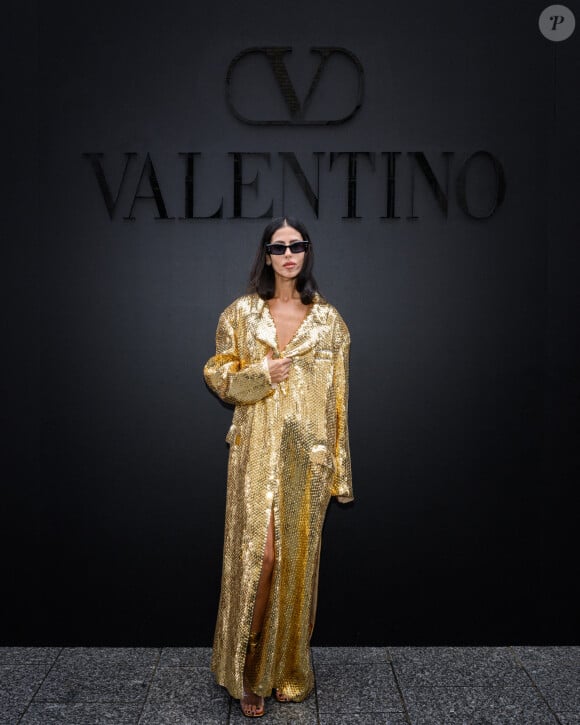 Gilda Ambrosio - Arrivées au défilé Valentino Collection Femme Prêt-à-porter Printemps/Eté 2023 lors de la Fashion Week de Paris (PFW), France, le 2 octobre 2022.