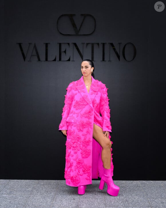 Sagg Napoli - Arrivées au défilé Valentino Collection Femme Prêt-à-porter Printemps/Eté 2023 lors de la Fashion Week de Paris (PFW), France, le 2 octobre 2022.