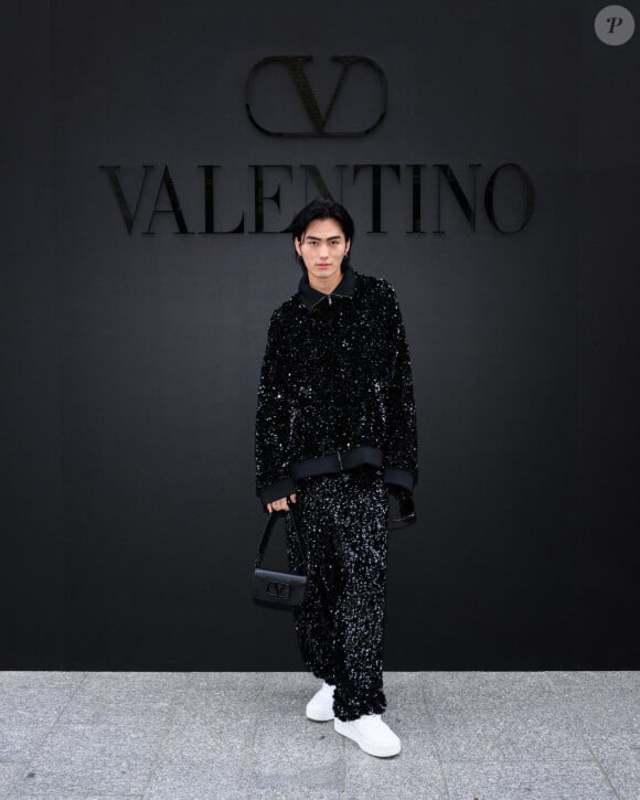 Shizo Ohira - Arrivées au défilé Valentino Collection Femme Prêt-à-porter Printemps/Eté 2023 lors de la Fashion Week de Paris (PFW), France, le 2 octobre 2022.
