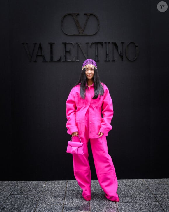 Yoyo Cao - Arrivées au défilé Valentino Collection Femme Prêt-à-porter Printemps/Eté 2023 lors de la Fashion Week de Paris (PFW), France, le 2 octobre 2022.