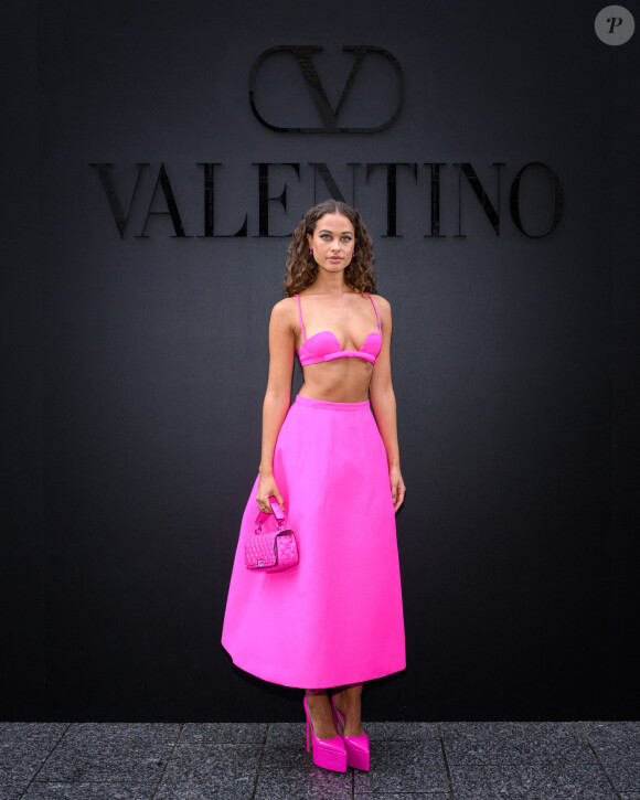Sarah Lysander - Arrivées au défilé Valentino Collection Femme Prêt-à-porter Printemps/Eté 2023 lors de la Fashion Week de Paris (PFW), France, le 2 octobre 2022.