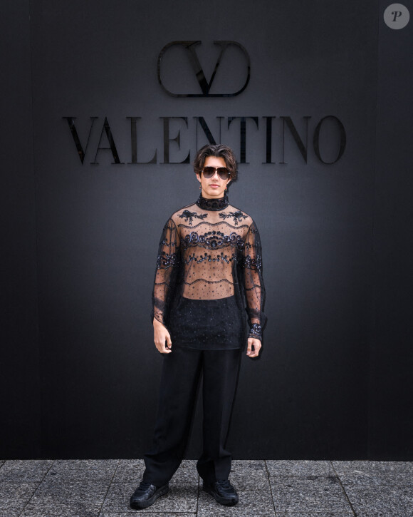 Nik Kaufmann - Arrivées au défilé Valentino Collection Femme Prêt-à-porter Printemps/Eté 2023 lors de la Fashion Week de Paris (PFW), France, le 2 octobre 2022