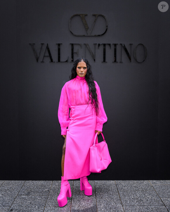 Richie Shazam - Arrivées au défilé Valentino Collection Femme Prêt-à-porter Printemps/Eté 2023 lors de la Fashion Week de Paris (PFW), France, le 2 octobre 2022.