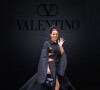 Lena Mahfouf - Arrivées au défilé Valentino Collection Femme Prêt-à-porter Printemps/Eté 2023 lors de la Fashion Week de Paris (PFW), France, le 2 octobre 2022.