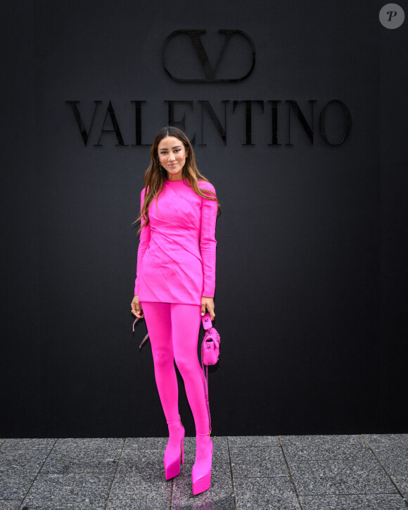 Tamara Kalinic - Arrivées au défilé Valentino Collection Femme Prêt-à-porter Printemps/Eté 2023 lors de la Fashion Week de Paris (PFW), France, le 2 octobre 2022.