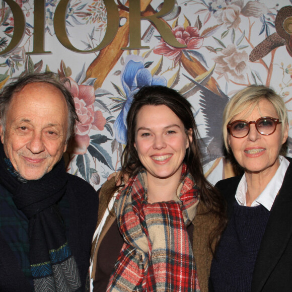 Exclusif - Chantal Ladesou son mari Michel Ansault et sa fille Clémence - Soirée cocktail à la boutique Dior Paris Royale à l'occasion de la fashion week de Paris le 29 septembre 2022. © Philippe Baldini/Bestimage