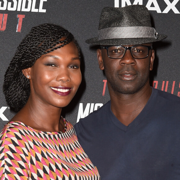 Lilian Thuram et Kareen Guiock, toujours très élégants, ont participé à une soirée très chic pour la maison Hermès peu après leur mariage. © Giancarlo Gorassini/Bestimage