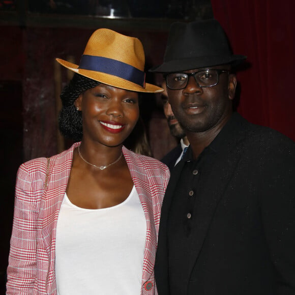Semi-exclusif - Lilian Thuram et sa compagne Kareen Guiock - Dîner de l'équipe de France 98 au Buddha-Bar à Paris à l'occasion des 20 ans de la victoire de l'équipe de France, le 11 juin 2018. © Marc Ausset-Lacroix/Bestimage