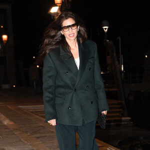 Maïwenn Le Besco arrive à une soirée Bottega Veneta à Venise le 21 avril 2022.