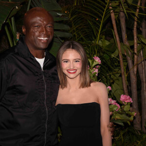 Seal et Leni Klum à la première du film "Shotgun Wedding" à Los Angeles, le 18 janvier 2023.  Celebrities at the premiere of "Shotgun Wedding" in Los Angeles. January 18th 2023. 