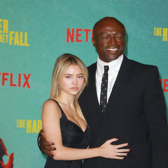 Seal, Leni Olumi Klum - Photocall de la projection du film "The Harder They Fall" à Los Angeles le 13 octobre 2021.  Los Angeles, CA - The Harder They Fall premiere held at The Shrine Auditorium in Los Angeles 