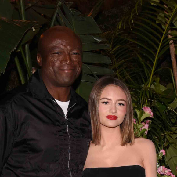 Seal et Leni Klum à la première du film "Shotgun Wedding" à Los Angeles, le 18 janvier 2023.  Celebrities at the premiere of "Shotgun Wedding" in Los Angeles. January 18th 2023. 