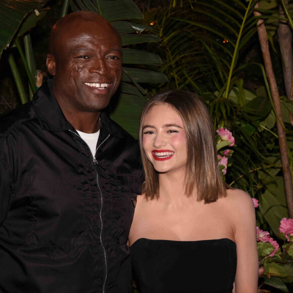 Seal et Leni Klum à la première du film "Shotgun Wedding" à Los Angeles, le 18 janvier 2023.  Celebrities at the premiere of "Shotgun Wedding" in Los Angeles. January 18th 2023. 