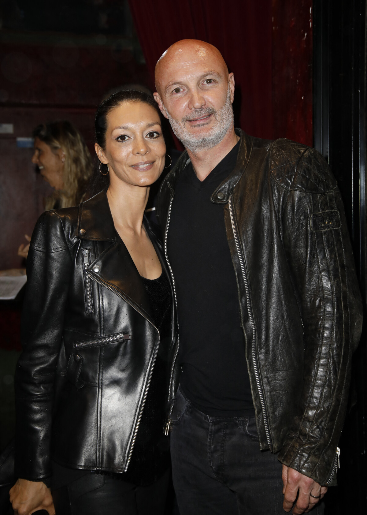 Photo Semi Exclusif Frank Leboeuf Et Sa Femme Chrislaure Nollet D Ner De L Quipe De