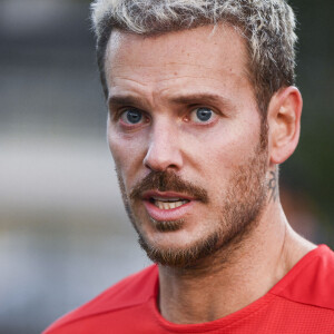 M. Pokora - Match de football caritatif entre le Variétés Club de France contre l'équipe de France des Parlementaires au profit de l'association "e-Enfance" au stade Emile Anthoine à Paris le 28 septembre 2022. © Pierre Perusseau/Bestimage