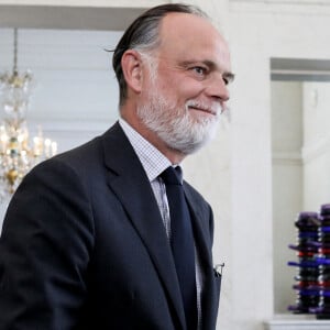 Le Président de la République française Emmanuel Macron reçoit Edouard Philippe, président d'Horizons, pour un entretien suite aux élections législatives au palais de l'Elysée le 22 juin 2022, Paris, France. © Stéphane Lemouton / Bestimage 