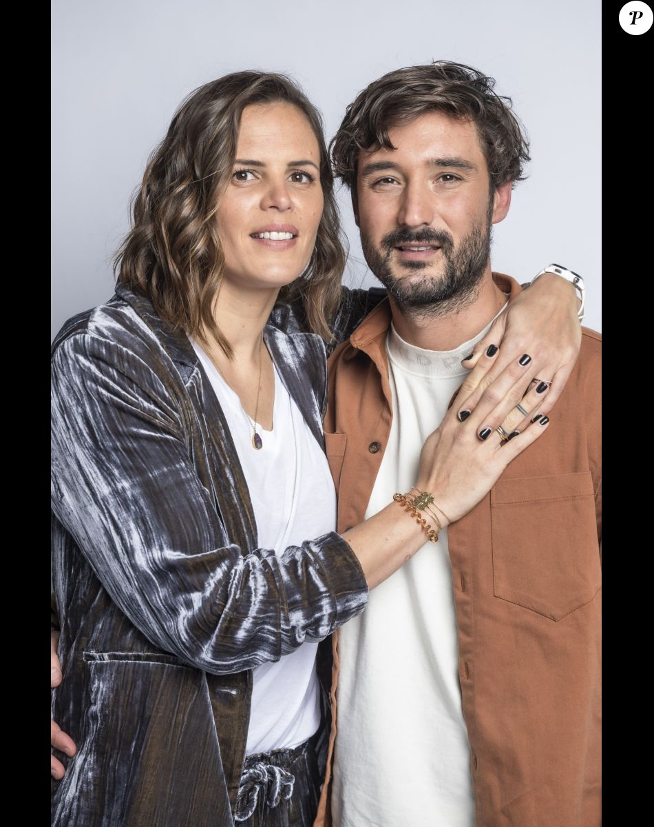 Exclusif - Jeremy Frerot et sa femme Laure Manaudou - Backstage - Enregistrement de l'émission "La Chanson secrète 11" (TF1) à Paris. © Cyril Moreau / Bestimage