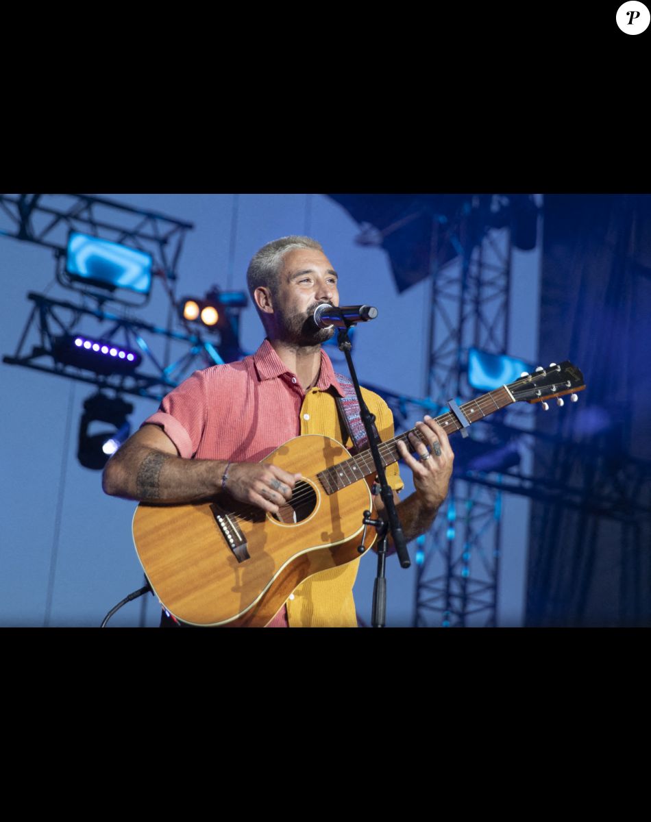 Jérémy Frerot lors du concert NRJ Music Tour à Toulouse. Le 14 juillet 2022 © Frédéric Maligne / Bestimage