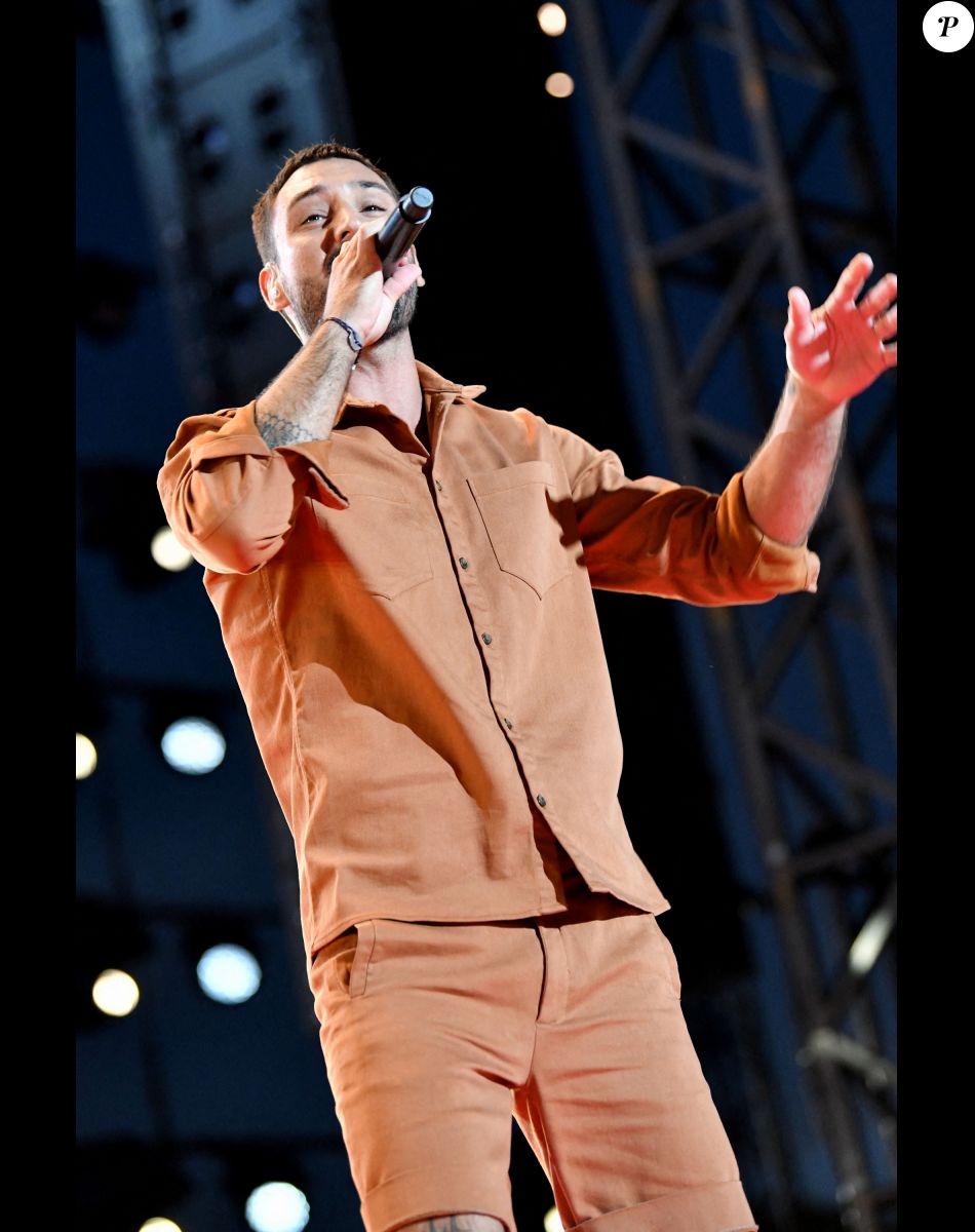 Exclusif - No Tabloids - Jérémy Frérot - Enregistrement de l'émission "La Chanson de l'Année 2022" à Toulon, diffusée le 4 juin sur TF1. © Bruno Bebert-Jean-René Santini / Bestimage Exclusive - No Web No Blog pour Belgique et Suisse