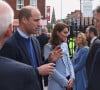 Le prince William et Kate Middleton lors d'une visite à PIPS Suicide Prevention (PIPS Charity) à Belfast, le 6 octobre 2022.