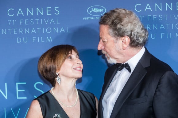 Ariane Ascaride et son mari Robert Guediguian - Arrivées au dîner de la cérémonie d'ouverture du 71ème Festival International du Film de Cannes. Le 8 mai 2018 © Borde-Jacovides-Moreau/Bestimage