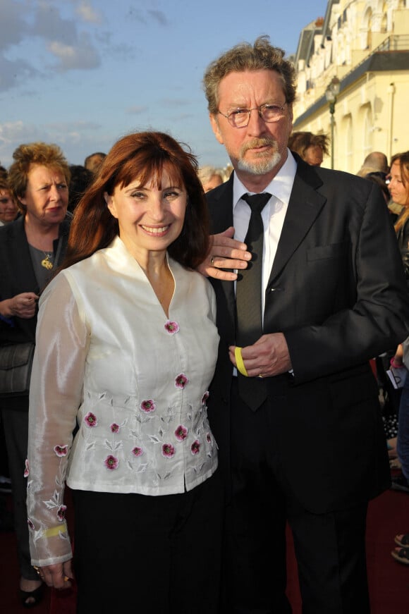 Ariane Ascaride et son mari Robert Guediguian au Festival de Cabourg en 2012