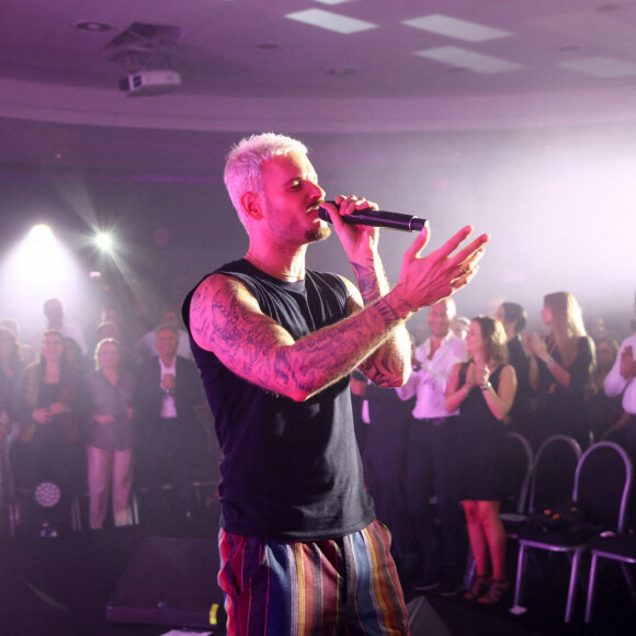 Exclusif - M Pokora retrouve la scène lors d'un concert au Casa Music Show au Sofitel Casablanca Tour Blanche organisé par K.Cheddadi le 7 octobre 2022. M Pokora a fait son grand retour à la musique (après un passage par le théâtre) avec le clip de la chanson "Qui on est". M. Pokora prépare pour 2023 une tournée exceptionnelle pour fêter ses 20 ans de carrière. L'Épicentre Tour débutera le 10 juin 2023 à Paris pour se terminer le 12 décembre à Lyon. Il passera par la France, la Belgique et la Suisse. © Philippe Doignon / Bestimage 