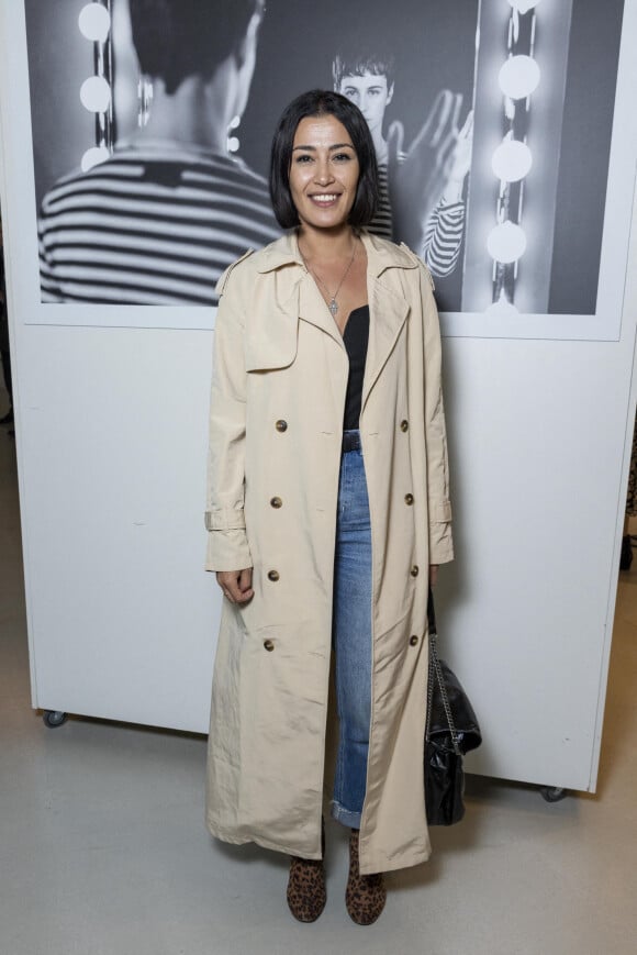 Exclusif - Karima Charni - Vernissage de l'exposition photographique de Nikos Aliagas "Regards Miroirs" à la Seine Musicale à Boulogne-Billancourt le 14 avril 2022. © Cyril Moreau/Bestimage 