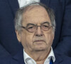 Noël Le Graët (Président de la Fédération française de football) pris dans la tourmente, assiste au match de la 5ème et avant-dernière journée de Ligue des nations entre la France et l'Autriche (2-0) au Stade de France à Saint-Denis.