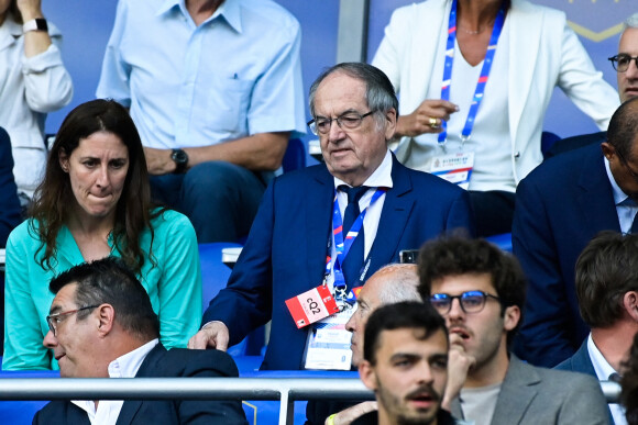 Noël Le Graët (président FFF) - People dans les tribunes du match de la 4ème journée de la Ligue des Nations entre la France et la Croatie au Stade de France à Saint-Denis le 13 juin 2022.