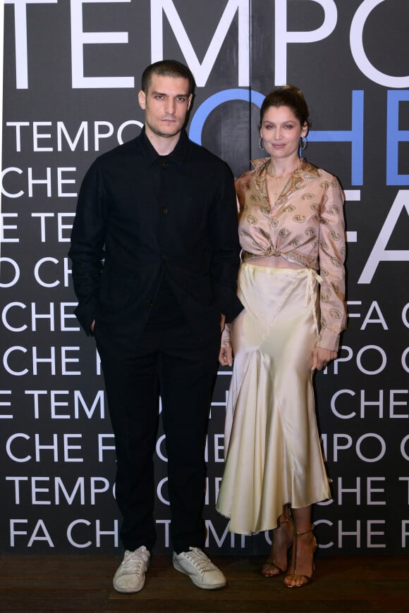 Louis Garrel et sa femme Laetitia Casta - Emission "Che Tempo Che Fa" à Milan en Italie le 7 avril 2019.