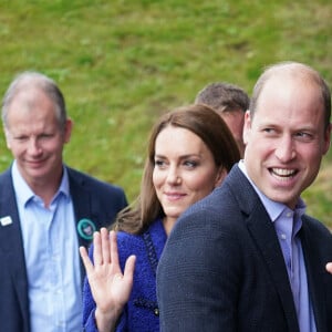 Le prince William, prince de Galles, et Catherine (Kate) Middleton, princesse de Galles, visitent la Copper Box Arena du Queen Elizabeth Olympic Park à Londres, à l'occasion de son 10ème anniversaire. Le 13 octobre 2022. 