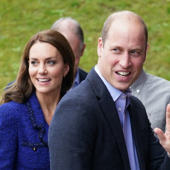 Le prince William, prince de Galles, et Catherine (Kate) Middleton, princesse de Galles, visitent la Copper Box Arena du Queen Elizabeth Olympic Park à Londres, à l'occasion de son 10ème anniversaire.