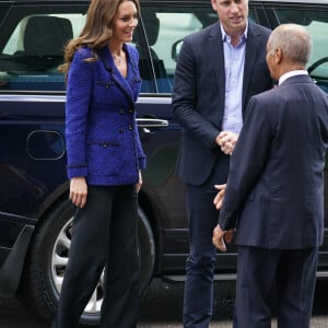 Le prince William, prince de Galles, et Catherine (Kate) Middleton, princesse de Galles, visitent la Copper Box Arena du Queen Elizabeth Olympic Park à Londres, à l'occasion de son 10ème anniversaire. Le 13 octobre 2022. 