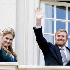 La princesse Catharina-Amalia des Pays-Bas, Le roi Willem-Alexander des Pays-Bas - La famille Royale des Pays-Bas arrive à l'ouverture de la session parlementaire à La Haye, le Prinsjesdag le 20 septembre 2022. 