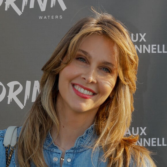 Exclusif - Ophélie Meunier - Soirée de lancement de la gamme de boissons "Drink Waters" au restaurant Créatures sur le rooftop des Galeries Lafayette à Paris le 9 mai 2022. © Clovis-Bellak/Bestimage