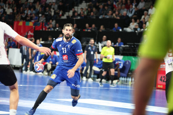 Nikola Karabatic equipe de France - Match de qualification pour l'Euro 2024 "France - Lettonie (35-18)" à Poitiers, le 13 octobre 2022.