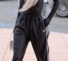 Kim Kardashian arrive au match de basket de sa fille North à Thousand Oaks, Los Angeles, Californie, Etats-Unis, le 14 octobre 2022.