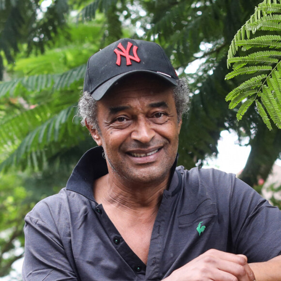 L'ancien sportif de tennis, Yannick Noah dans son village Noah, à Yaoundé, Cameroun, le 25 juillet 2022. © Stéphane Lemouton/Bestimage