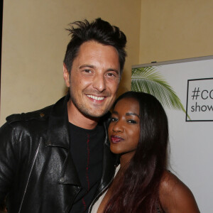 Naissance - Hapsatou Sy et Vincent Cerutti sont parents pour la deuxième fois d'un petit garçon prénommé Isaac - Exclusif - Vincent Cerutti et sa fiancée Hapsatou Sy lors de la soirée "Sandra and Co" pendant le 70 ème Festival International du film de Cannes, France, le 26 mai 2017.© Denis Guignebourg/Bestimage 