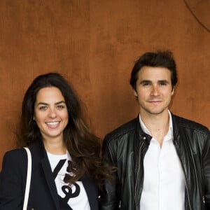 Anouchka Delon et son compagnon Julien Dereims - Célébrités dans le village des internationaux de France de tennis de Roland Garros à Paris, France, le 8 juin 2019. ©JB Autissier / Panoramic / Bestimage.