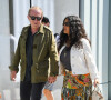 François-Henri Pinault et sa femme Salma Hayek se promènent et font du shopping dans les rues de Beverly Hills. Le 2 août 2019