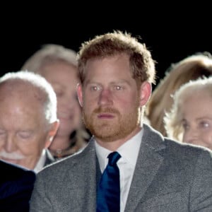 Le prince Harry, duc de Sussex, et Meghan Markle, duchesse de Sussex, enceinte, assistent à la cérémonie d'ouverture des "Invictus Games 2018" à Sydney, le 20 octobre 2018. 