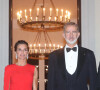 Le roi Felipe VI et la reine Letizia d'Espagne au dîner d'Etat à Berlin lors de leur voyage officiel en Allemagne, le 17 octobre 2022. CASA de SM El Rey - Agence/Bestimage