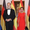 Letizia d'Espagne : Rubis, diamants, robe renversante... Opération séduction réussie en Allemagne