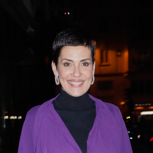 Cristina Cordula arrive au défilé Valli au centre Pompidou lors de la Fashion Week Haute Couture collection printemps/été 2019 de Paris, France, le 21 janvier 2019. © CVS/Bestimage