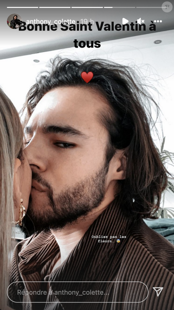Anthony Colette partage une rare photo avec sa chérie pour la Saint-Valentin - Instagram
