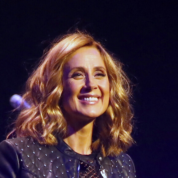 Lara Fabian en concert au Beacon Theatre à New York, dans le cadre de sa tournée "Camouflage World Tour 2018", le 5 février 2018. © Charles Guerin/Bestimage USA 